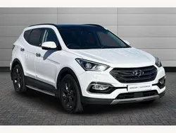 White Used 2018 Hyundai Santa Fe SUV | £16,290 (Fair price)