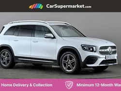 White Used 2022 Mercedes GLB200 AMG line SUV | £25,876 (Fair price)