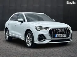 White Used 2019 Audi Q3 S-Line SUV | £21,888 (Fair price)