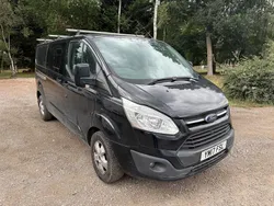 Black Used 2017 Ford Transit Custom Limited | £8,995 (Expensive)
