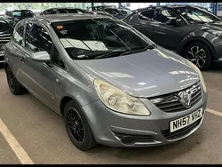 Silver Used 2008 Vauxhall Corsa Hatchback | £1,495