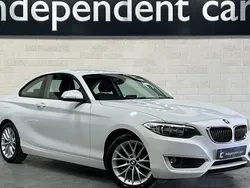 White Used 2015 BMW 218 Coupe | £8,995 (Fair price)
