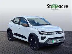 White New 2025 Dacia Spring Extreme Hatchback | £11,995 (Fair price)