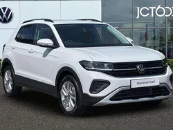 White New 2025 VW T-Cross Match SUV | £23,000 (Super price)