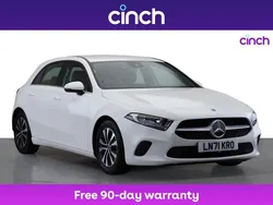 White Used 2021 Mercedes A180 SE Hatchback | £17,949 (Fair price)