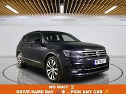 Black Used 2020 VW Tiguan Allspace R-line SUV | £18,999 (Good price)