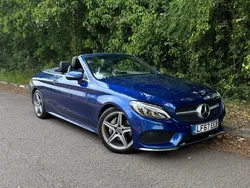 Blue Used 2017 Mercedes C220 AMG Line Premium Plus Cabriolet | £19,995 (Expensive)