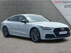 White Used 2022 Audi A7 Black Edition Hatchback | £34,828 (Fair price)