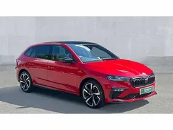 Velvet red metallic Used 2025 Skoda Scala Monte Carlo Hatchback | £22,250 (A bit pricey)