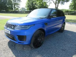 Matte velocity blue Used 2019 Land Rover Range Rover Sport HSE Dynamic SUV | £34,995 (Good price)