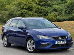 Blue Used 2017 Seat Leon FR Estate | £6,490 (Fair price)