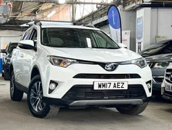 White Used 2017 Toyota RAV4 Hybrid Business Edition SUV | £13,995 (Fair price)