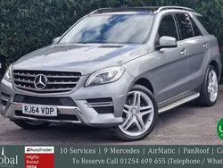 Used 2015 Mercedes ML350 AMG line SUV | £15,995 (Fair price)