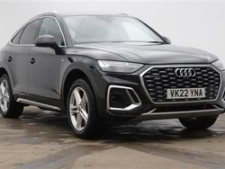 Black Used 2022 Audi Q5 Sportback S-Line SUV | £34,740