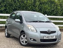 Silver Used 2010 Toyota Yaris Hatchback | £3,995 (Fair price)