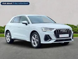 White Used 2022 Audi Q3 S-Line SUV | £25,714 (Good price)