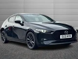 Jet black Used 2021 Mazda 3 Inclusive Hatchback | £15,995 (Fair price)