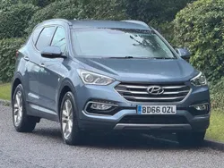 Blue Used 2016 Hyundai Santa Fe Premium SUV | £11,975 (Good price)