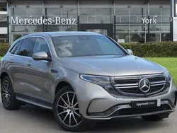 Silver Used 2021 Mercedes EQC400 AMG line SUV | £24,750 (Good price)