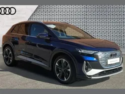 Blue Used 2025 Audi Q4 e-tron S-Line SUV | £35,784 (Good price)