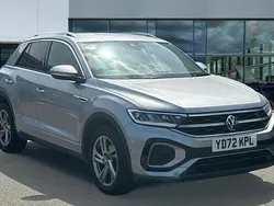 Pyrite silver metallic Used 2022 VW T-Roc R-line SUV | £20,994 (Fair price)