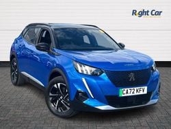 Blue Used 2022 Peugeot e-2008 GT SUV | £15,499