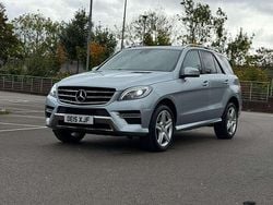 Silver Used 2015 Mercedes ML350 AMG line SUV | £13,150 (Fair price)