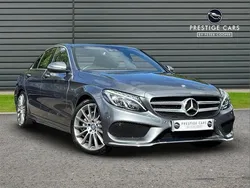 Grey Used 2017 Mercedes C220 AMG Line Premium Sedan | £15,992 (Fair price)