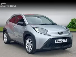 Silver Used 2022 Toyota Aygo PURE Hatchback | £11,390 (Fair price)