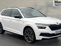 White Used 2023 Skoda Kamiq Monte Carlo SUV | £21,649 (Fair price)