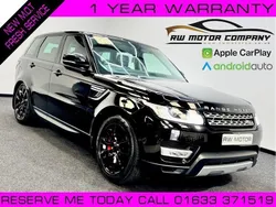 Black Used 2016 Land Rover Range Rover Sport HSE SUV | £16,992 (Super price)