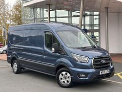 Blue New 2025 Ford Transit Limited Van | £31,475 (A bit pricey)