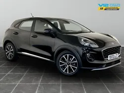 Black Used 2021 Ford Puma Gen-E Titanium SUV | £7,995
