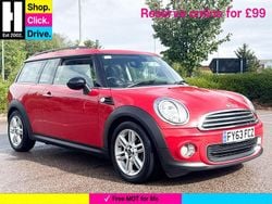 Red Used 2013 Mini One Clubman Estate | £3,363