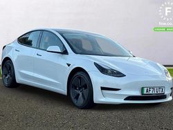 White Used 2021 Tesla Model 3 Standard Range Sedan | £16,799 (Fair price)