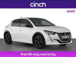 White Used 2020 Peugeot e-208 GT-line Hatchback | £11,319 (Fair price)