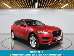 Red Used 2019 Jaguar F-Pace Portfolio SUV | £16,099 (Fair price)