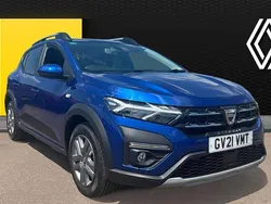 Blue Used 2021 Dacia Sandero Comfort Hatchback | £11,981 (Fair price)