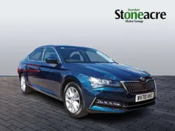 Blue Used 2020 Skoda Superb SE Technology Hatchback | £15,495 (Fair price)