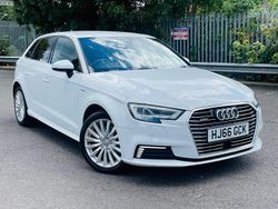 White Used 2016 Audi A3 Sportback e-tron Advanced Hatchback | £10,995 (Fair price)