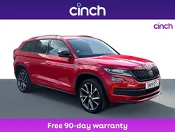 Red Used 2019 Skoda Kodiaq SportLine SUV | £21,499 (Fair price)