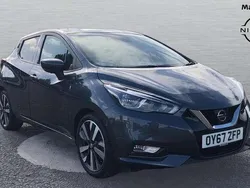 Grey Used 2017 Nissan Micra Tekna Hatchback | £9,999 (Fair price)