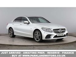 Silver Used 2021 Mercedes C300e AMG line Sedan | £16,995 (Good price)