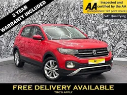 Red Used 2021 VW T-Cross SE SUV | £11,695 (Fair price)