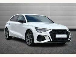 White Used 2023 Audi S3 Black Edition Hatchback | £34,990 (Fair price)