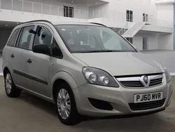 Silver Used 2010 Vauxhall Zafira MPV | £2,290 (Good price)