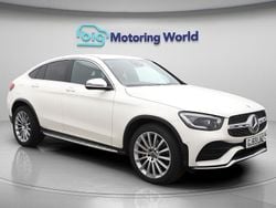 White Used 2019 Mercedes GLC220 AMG line Coupe | £25,228 (Fair price)