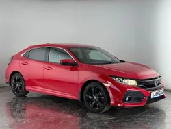 Red Used 2018 Honda Civic SR Hatchback | £9,850 (Fair price)