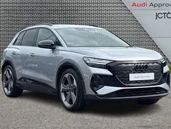Silver Used 2025 Audi Q4 e-tron Black Edition SUV | £40,788 (A bit pricey)