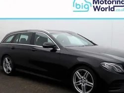 Black Used 2018 Mercedes E220 AMG line Estate | £15,100 (Super price)